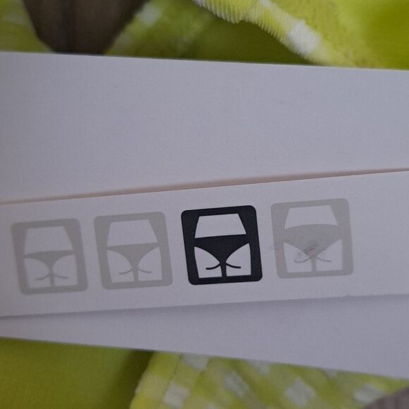 ROXY Beautiful Sun Regular Bikini Bottoms GINGHAM - Picture 8 of 8